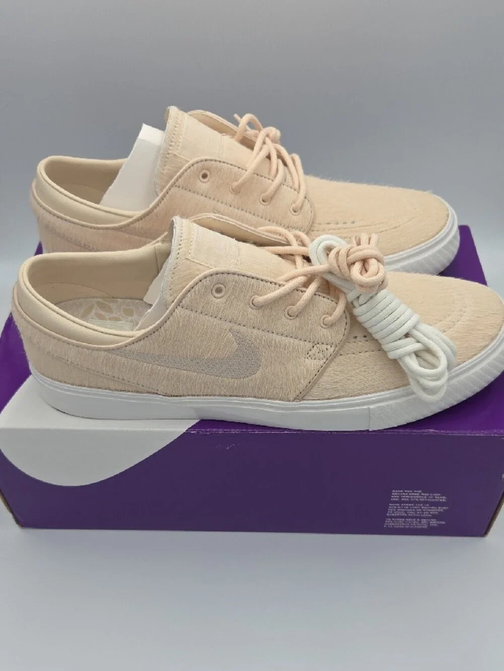 Nike SB Zoom Janoski OG+ SE Pony Hair Pearl White Summit Men's 10.5